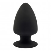 Черная анальная втулка SILEXD Plug Model 1 L - 13 см. - Adrien Lastic
