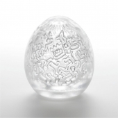 Мастурбатор-яйцо Keith Haring EGG PARTY - Tenga - в Дзержинске купить с доставкой