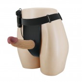 Полый вибрострапон на регулируемых трусиках Draven - 17,5 см. - Baile - купить с доставкой в Дзержинске