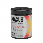 Анатомические презервативы MAXUS Sensual - 15 шт. - Maxus - купить с доставкой в Дзержинске