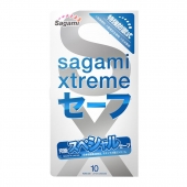 Презервативы Sagami Xtreme Ultrasafe с двойным количеством смазки - 10 шт. - Sagami - купить с доставкой в Дзержинске