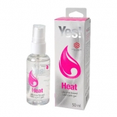 Возбуждающая силиконовая вагинальная смазка Yes Heat - 50 мл. - Sitabella - купить с доставкой в Дзержинске