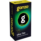 Прозрачные ультратонкие презервативы Ganzo Ultra thin - 15 шт. - Ganzo - купить с доставкой в Дзержинске