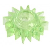 Зеленое эрекционное кольцо-солнце - Toyfa Basic - в Дзержинске купить с доставкой