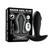 Черный массажер простаты с вибрацией, эффектом маятника и пультом ДУ - Secwell - в Дзержинске купить с доставкой