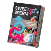 Шипучие таблетки для мужчин Sweet Sperm для изменения вкуса спермы (4 шт. по 0,5 гр.) - Капиталпродукт - купить с доставкой в Дзержинске