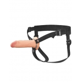 Полый страпон на ремнях 6’’ Hollow Silicone Strap-on - Pipedream - купить с доставкой в Дзержинске