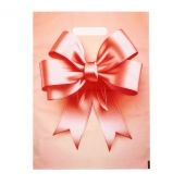 Пакет с принтом в виде банта с вырубной ручкой (30х40 см) - Сима-Ленд - купить с доставкой в Дзержинске