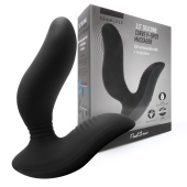 Черный вибромассажер простаты 3,5’’ Curve P-spot Massager - 12 см. - Erokay - в Дзержинске купить с доставкой