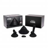 Конусный вибромассажер Cowgirl Cone с 2 насадками - CowGirl - купить с доставкой в Дзержинске