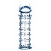 Прозрачная насадка на пенис с рельефом - 12 см. - Boys of Toys - в Дзержинске купить с доставкой