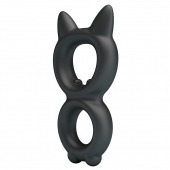 Черное двойное эрекционное кольцо Toran - Baile - в Дзержинске купить с доставкой