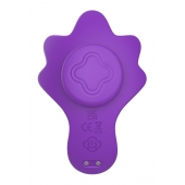 Фиолетовый вибратор в трусики с магнитным держателем - Secwell