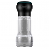 Набор PowerBlow   Feel Pocket Stroker Crystal: мастурбатор и интерактивная насадка - Kiiroo - в Дзержинске купить с доставкой