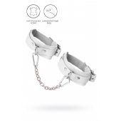 Белые мини-оковы со скруглёнными углами - Pecado - купить с доставкой в Дзержинске