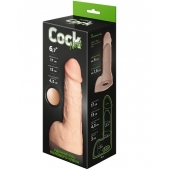 Телесный фаллоудлинитель с мошонкой Cock Next - 17 см. - LOVETOY (А-Полимер) - в Дзержинске купить с доставкой
