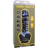 Черно-синяя мини-машина на присоске Tendril Thruster - 21,6 см. - Doc Johnson - купить с доставкой в Дзержинске
