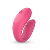Розовый интерактивный вибростимулятор для пар Orio - Easy toys