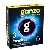 Супертонкие презервативы Ganzo Invisible - 3 шт. - Ganzo - купить с доставкой в Дзержинске