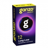 Презервативы с анестетиком для продления удовольствия Ganzo Long Love - 12 шт. - Ganzo - купить с доставкой в Дзержинске