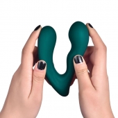 Темно-бирюзовый вибромассажер простаты Solstice X - Magic Motion - в Дзержинске купить с доставкой