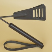 Черный кожаный стек «Сириус» - 60 см. - Sitabella - купить с доставкой в Дзержинске