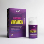 Стимулирующий гель с эффектом вибрации Blackberry Vibration - 15 мл. - INTT - купить с доставкой в Дзержинске