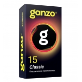 Классические презервативы с обильной смазкой Ganzo Classic - 15 шт. - Ganzo - купить с доставкой в Дзержинске