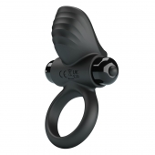 Черное эрекционное кольцо с вибрацией Adrien - Baile - в Дзержинске купить с доставкой