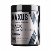 Черные утолщенные презервативы MAXUS Extra Strong с железным кейсом - 15 шт. - Maxus - купить с доставкой в Дзержинске