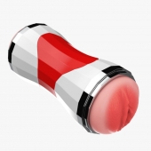 Двусторонний мастурбатор в колбе Power Grip Cup - вагина и ротик - Boys of Toys - в Дзержинске купить с доставкой