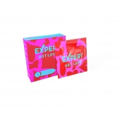 Презервативы с разогревающим эффектом Expert Hot Love - 3 шт. - Expert - купить с доставкой в Дзержинске