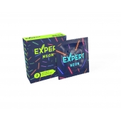 Светящиеся в темноте презервативы Expert Neon - 3 шт. - Expert - купить с доставкой в Дзержинске
