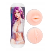 Двусторонний мастурбатор аниме - ротик и вагина - Tokyo Style - в Дзержинске купить с доставкой