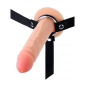 Мужской полый страпон на регулируемых ремнях - 18,5 см. - Sex Expert - купить с доставкой в Дзержинске