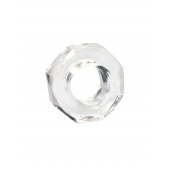 Прозрачное эрекционное кольцо в форме гайки - Sex Expert - в Дзержинске купить с доставкой