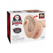 Телесный мастурбатор-вагина Pussy Pounder Squeeze Stroker - Pipedream - в Дзержинске купить с доставкой