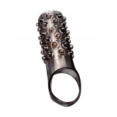 Дымчатая насадка на пенис с выпуклостями - 12 см. - Sex Expert - в Дзержинске купить с доставкой