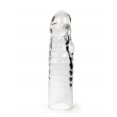 Прозрачная закрытая насадка на член - 15 см. - Sex Expert - в Дзержинске купить с доставкой