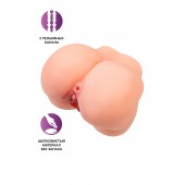 Реалистичный мастурбатор в форме попки с 2 любовными входами - No Name - в Дзержинске купить с доставкой