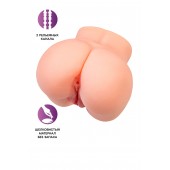 Реалистичный мастурбатор в форме попки с двумя любовными входами - No Name - в Дзержинске купить с доставкой