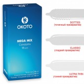 Презервативы OKOTO Mega Mix - 18 шт. - Sitabella - купить с доставкой в Дзержинске