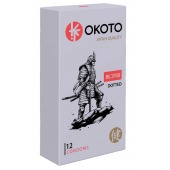 Точечные презервативы OKOTO Dotted - 12 шт. - Sitabella - купить с доставкой в Дзержинске