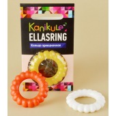 Цветное рельефное эрекционное кольцо Ellasring - Sitabella - в Дзержинске купить с доставкой
