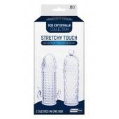 Набор из 2 прозрачных насадок на член Seductive Tickler Sleeves Set - NMC - в Дзержинске купить с доставкой