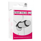 Черная эрекционная насадка Strap The Balls - NMC - в Дзержинске купить с доставкой