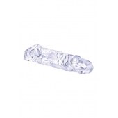 Прозрачная насадка-удлинитель Length Enhancer With Bullet с подхватом - 22,3 см. - NMC - в Дзержинске купить с доставкой