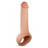 Телесная насадка-удлинитель Thrive 8.75 Inch Realistic Penis Extender Sleeve - 22,2 см. - Blush Novelties - в Дзержинске купить с доставкой