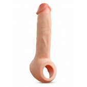 Телесная насадка-удлинитель Thrive 8.75 Inch Realistic Penis Extender Sleeve - 22,2 см. - Blush Novelties - в Дзержинске купить с доставкой