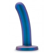 Синяя насадка с гладкой поверхностью Surrender 5.75 Inch Intermediate Pegging Dildo - 14,6 см. - Blush Novelties - купить с доставкой в Дзержинске